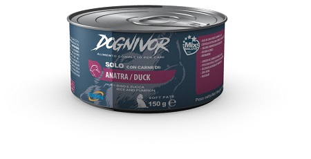 NEXTMUNE DRN DOGNIVOR CANE SOLO ANATRA RISO ZUCCA 150GR (lattina)
