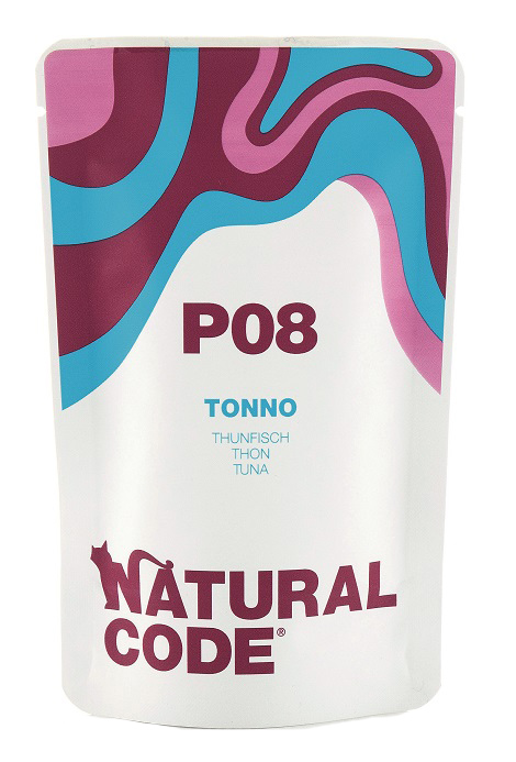 NATURAL CODE GATTO P08 TONNO 70GR (bustina)