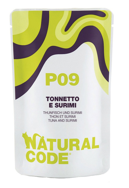 Natural Code Gatto P09 Palamita Surimi 70GR (Bustina)