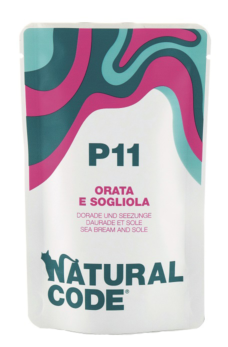 NATURAL CODE GATTO P11 ORATA SOGLIOLA 70GR (bustina)