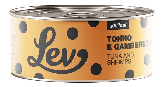 Natural Line Lev Gatto Tonno Gamberetti 140GR (Lattina)