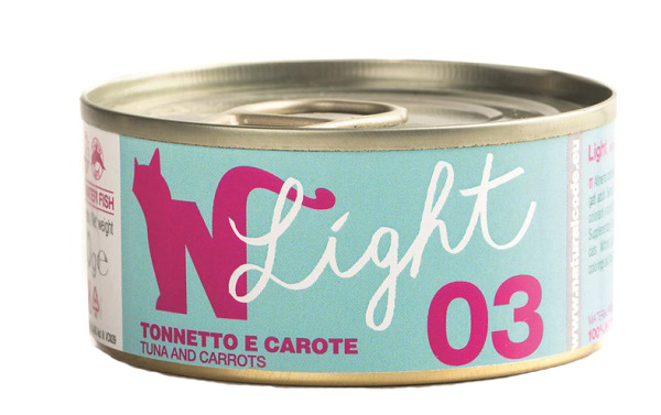 Natural Code Gatto 03 Light Tonno e Carote 4x70g