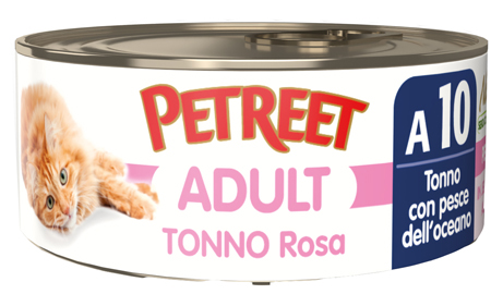 Petreet Tonno Rosa: Umido Complementare di Alta Qualità per Gatti