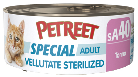 Petreet Gatto Special Adult SA40 Vellutate Sterilized Tonno 70GR (Lattina)