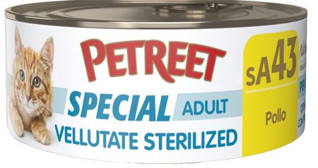 Petreet Gatto Special Adult SA43 Vellutate Sterilized Pollo 70GR (Lattina)