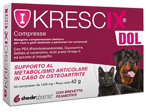 Krescix Dol: Integratore per il Benessere Articolare di Cani e Gatti