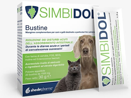 Simbidol 20 Bustine: Supporto Intestinale per Cani e Gatti