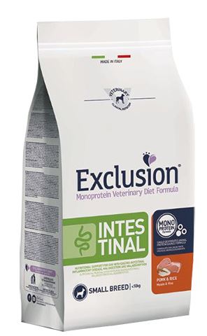 Exclusion Intestinal Small Breed Maiale e Riso 800g