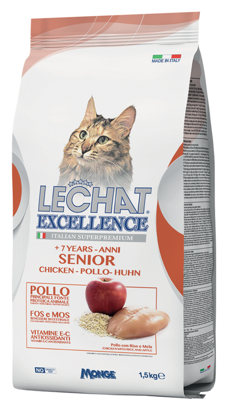 LeChat Excellence Senior Pollo: Nutrizione Specifica per Gatti