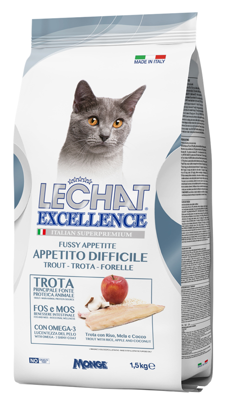 LeChat Excellence Fussy Appetite Trota 1.5kg | MyPawRank
