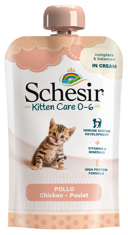 SCHESIR GATTO KITTEN POLLO 150GR (bustina)