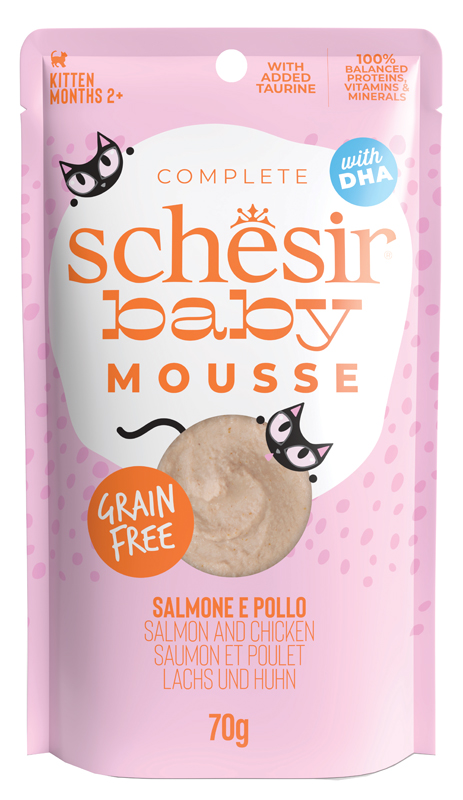 Schesir Kitten Mousse Salmone e Pollo 70g | MyPawRank