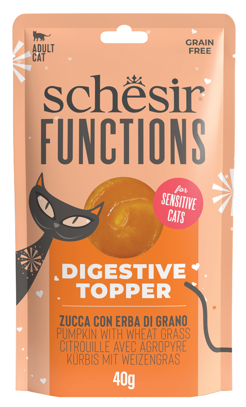 Schesir Cat Functions Digestive Topper Zucca 40g | MyPawRank