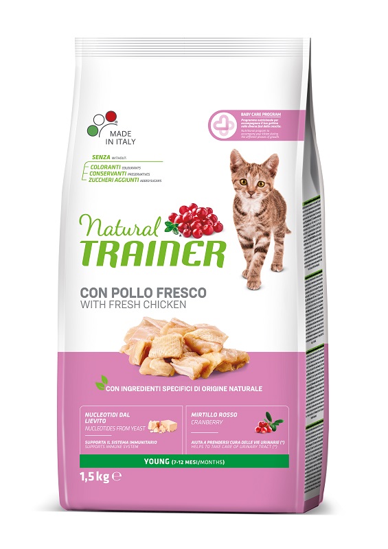 Trainer Natural Gatto Young Pollo 1,5kg: Recensione e Voto