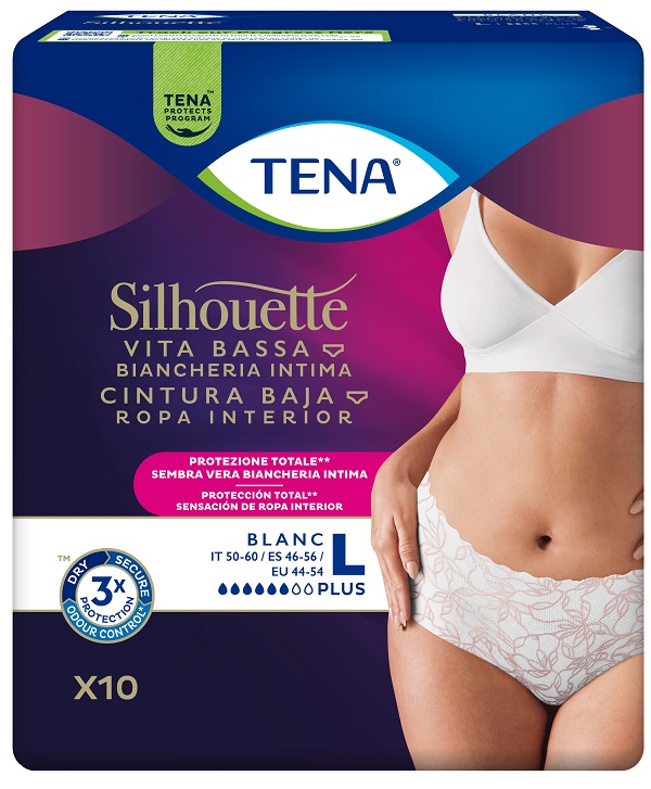 Tena Silhouette P White L 10PZ-image