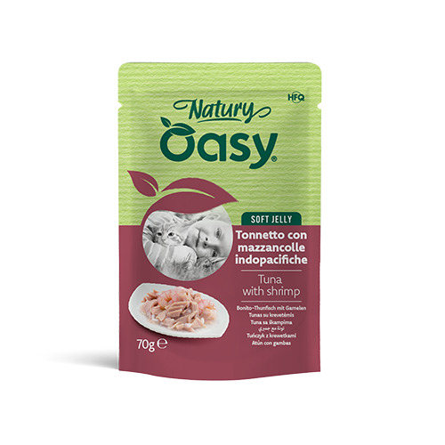 Oasy Natury Soft Jelly Tonnetto e Mazzancolle: Recensione 70g
