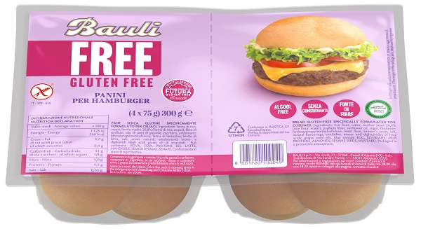 Bauli Free Panini Hamburger 4P-image