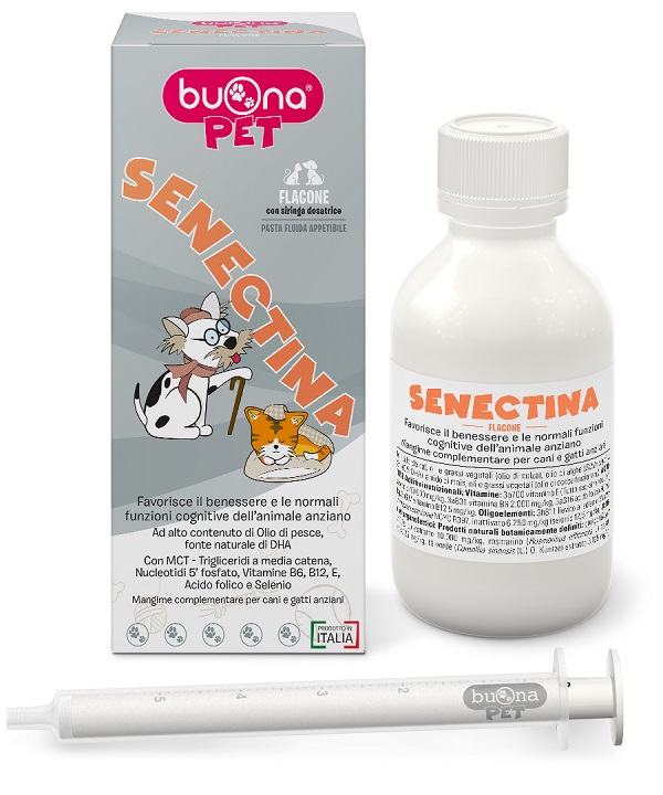 Senectina 90g: Integratore Cognitivo per Cani e Gatti Anziani