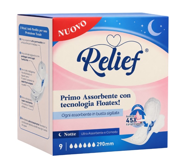 Relief Assorbenti Notte 9PZ-image