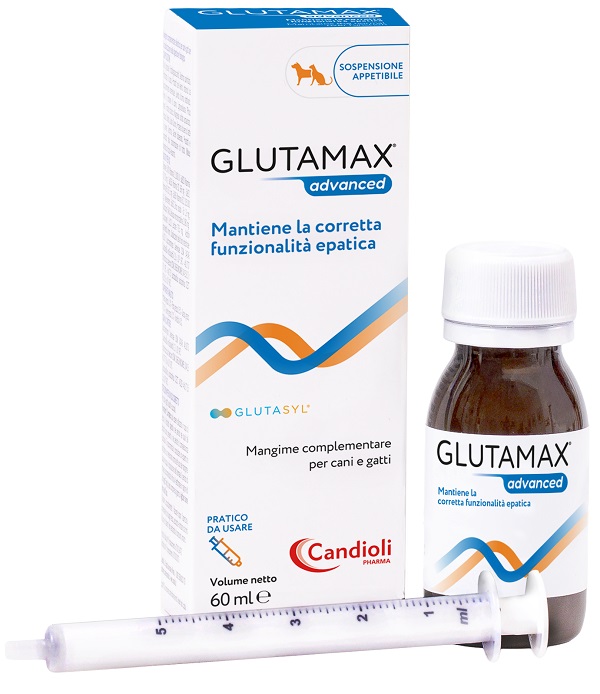 GlutaMax Advanced Sospensione: Supporto Epatico per Cani e Gatti