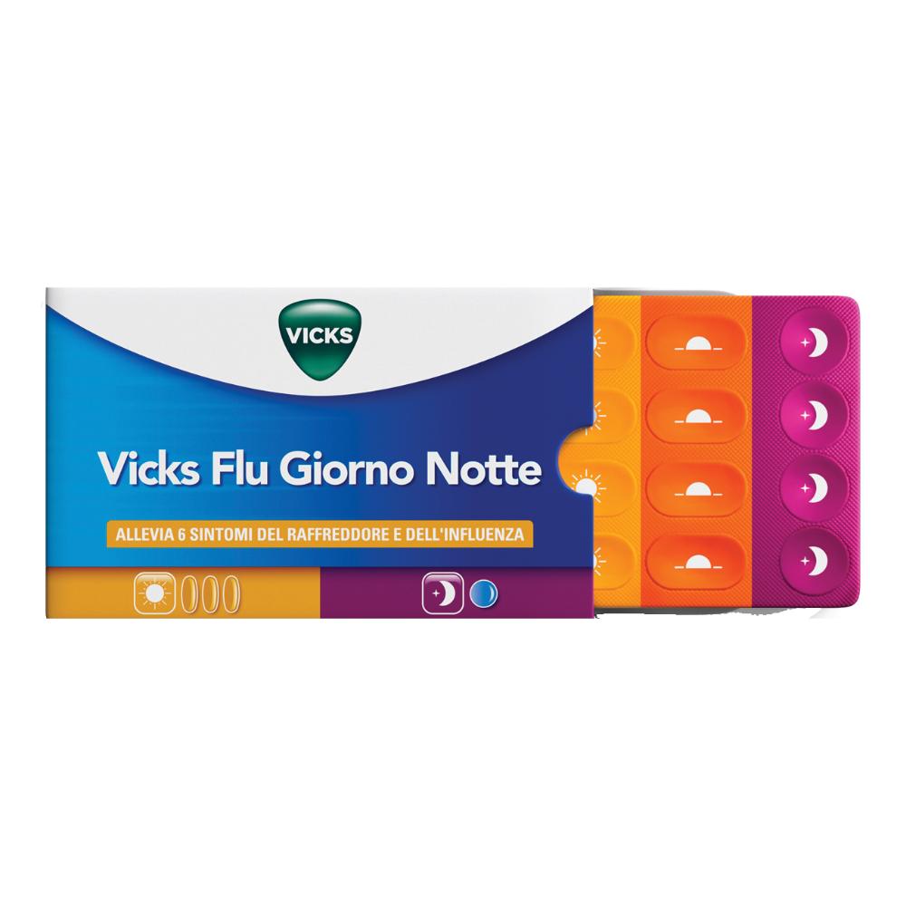 Vicks Flu Giorno/Notte 12+4Cpr-image