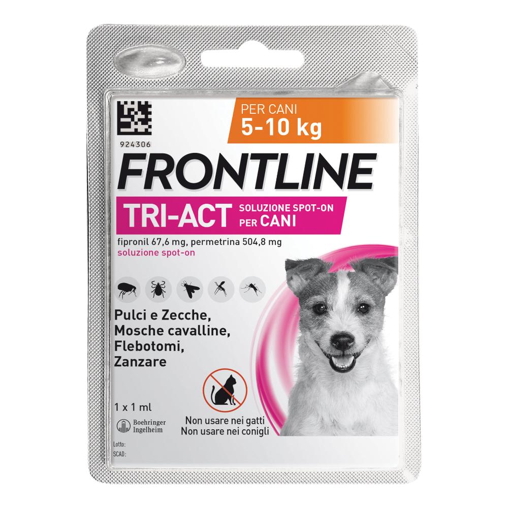 Frontline Tri-Act: Protezione Avanzata per Cani 5-10kg