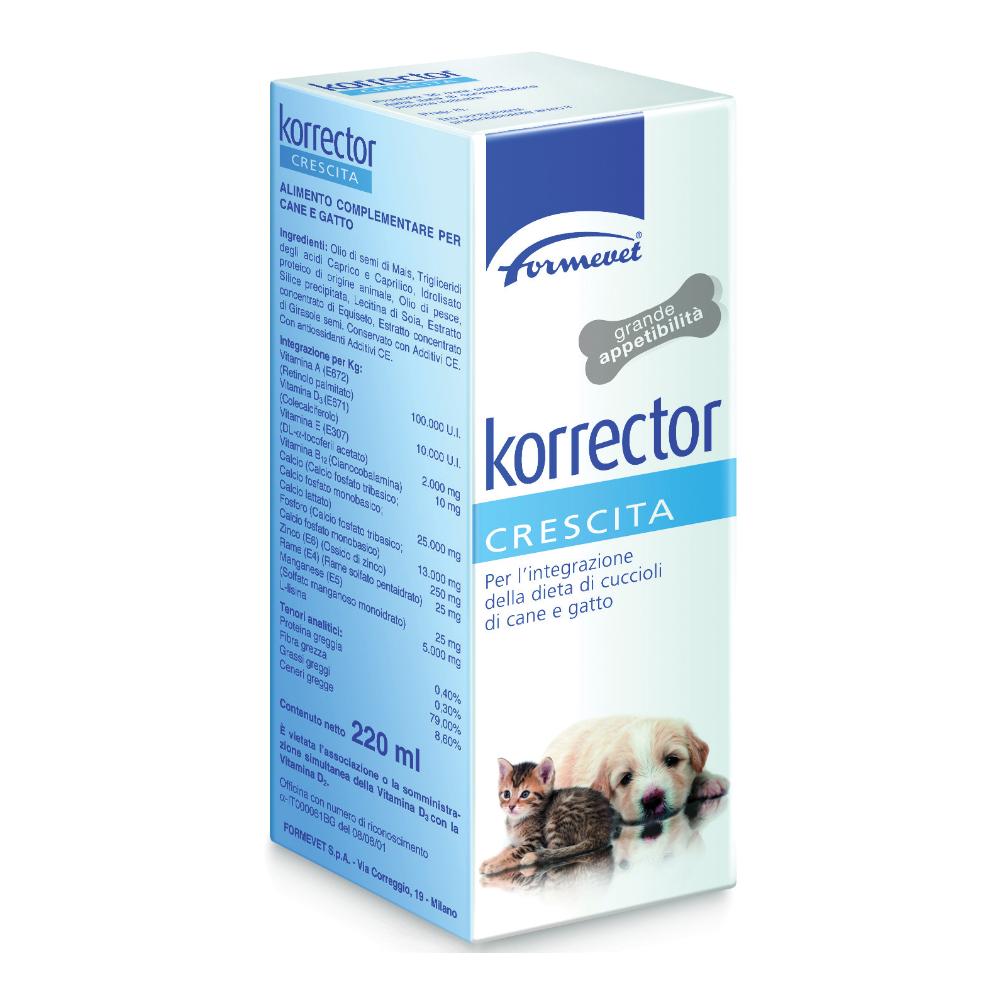 Korrector Crescita Formevet: Integratore per Cuccioli