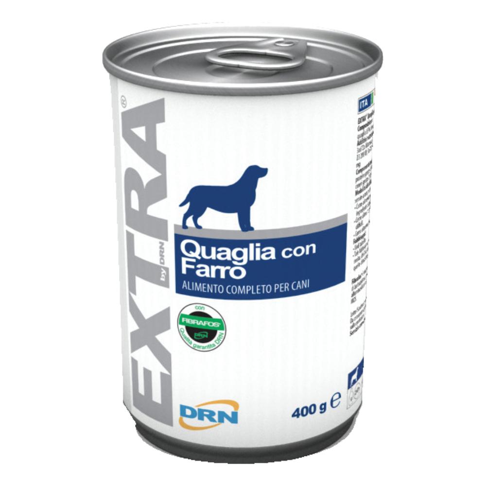 Extra Quaglia e Farro: Umido Monoproteico per Cani 400g