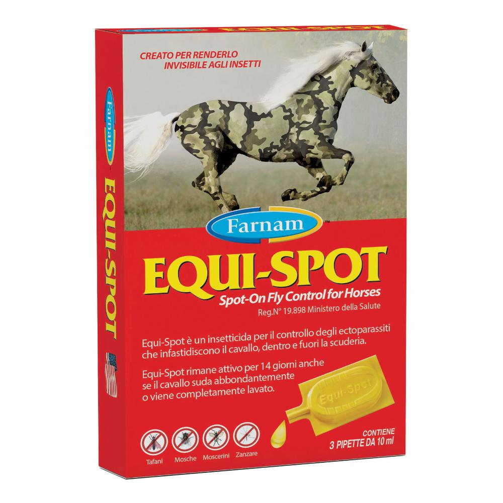 Equi-Spot Antiparassitario per Cavalli 3 Pipette