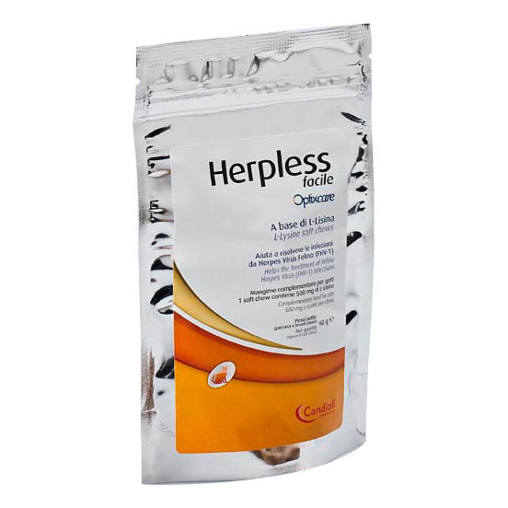 Herpless Facile Bocconcini 60g: Cura Herpes Virus Gatto