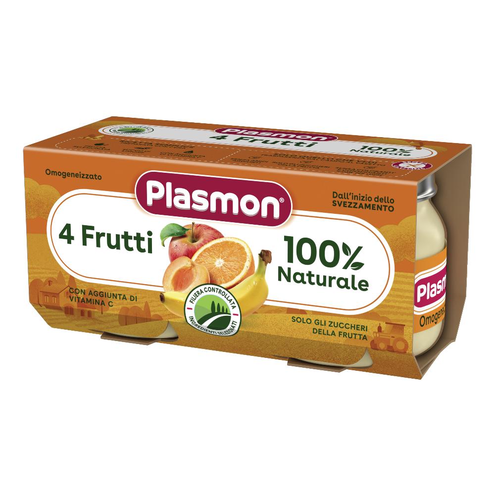 Plasmon Omog 4 Frutti 2X80G-image