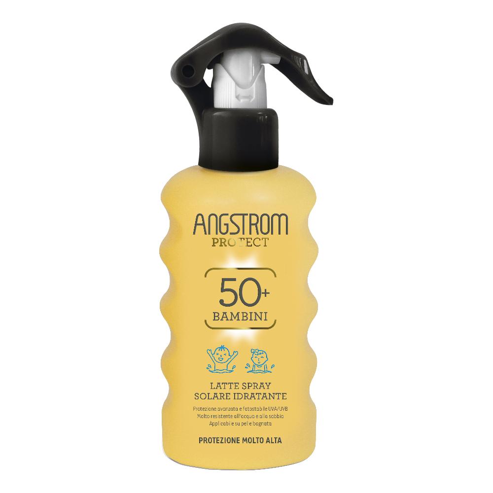 Angstrom Protect Latte Solare Spray Corpo Per Bambini, Spf 50+, Azione Idratante E Duratura, Indicata Per Pelli Sensibili, 175 Ml-image