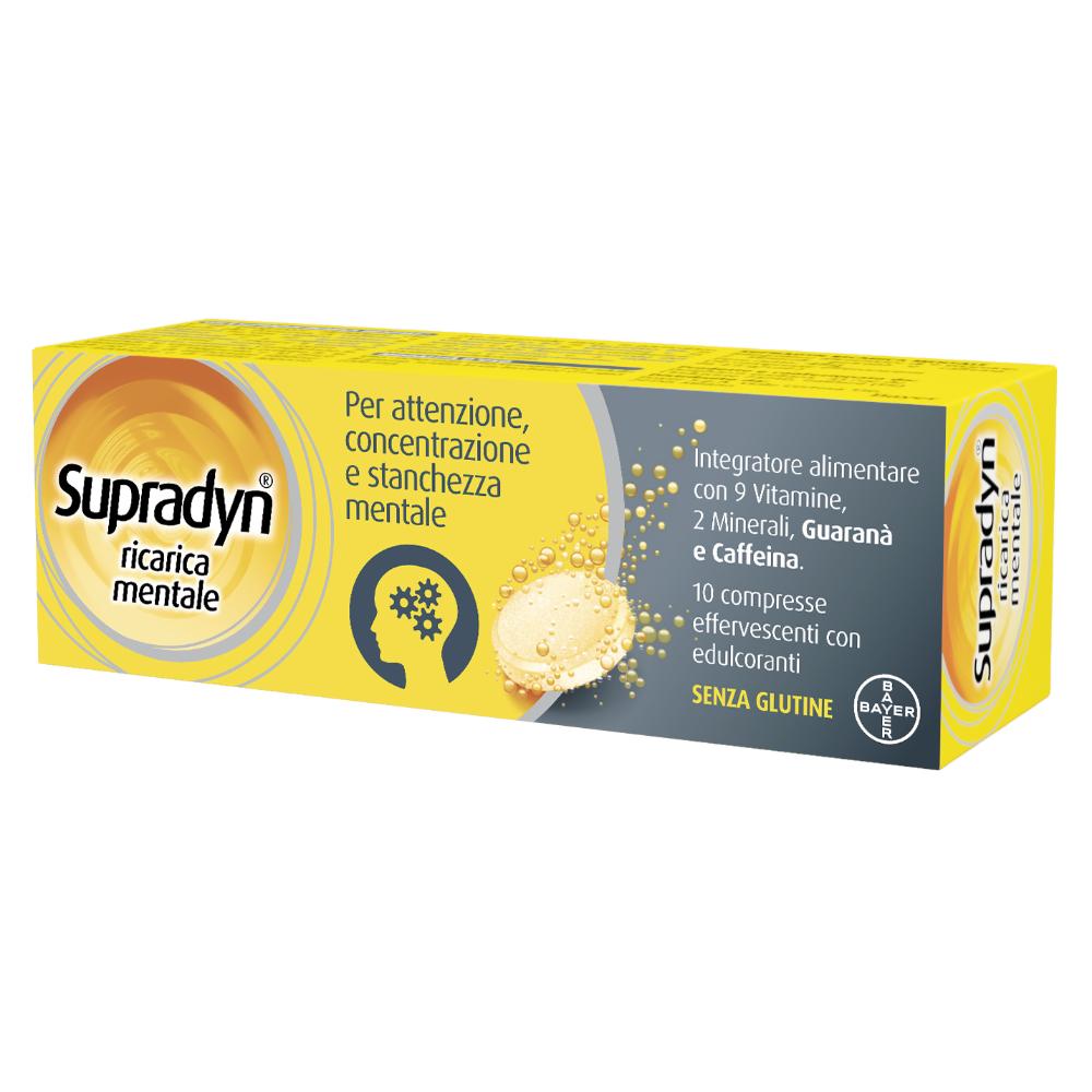 Supradyn Ricarica Mentale Per Memoria E Concentrazione 10 Compresse Effervescenti-image