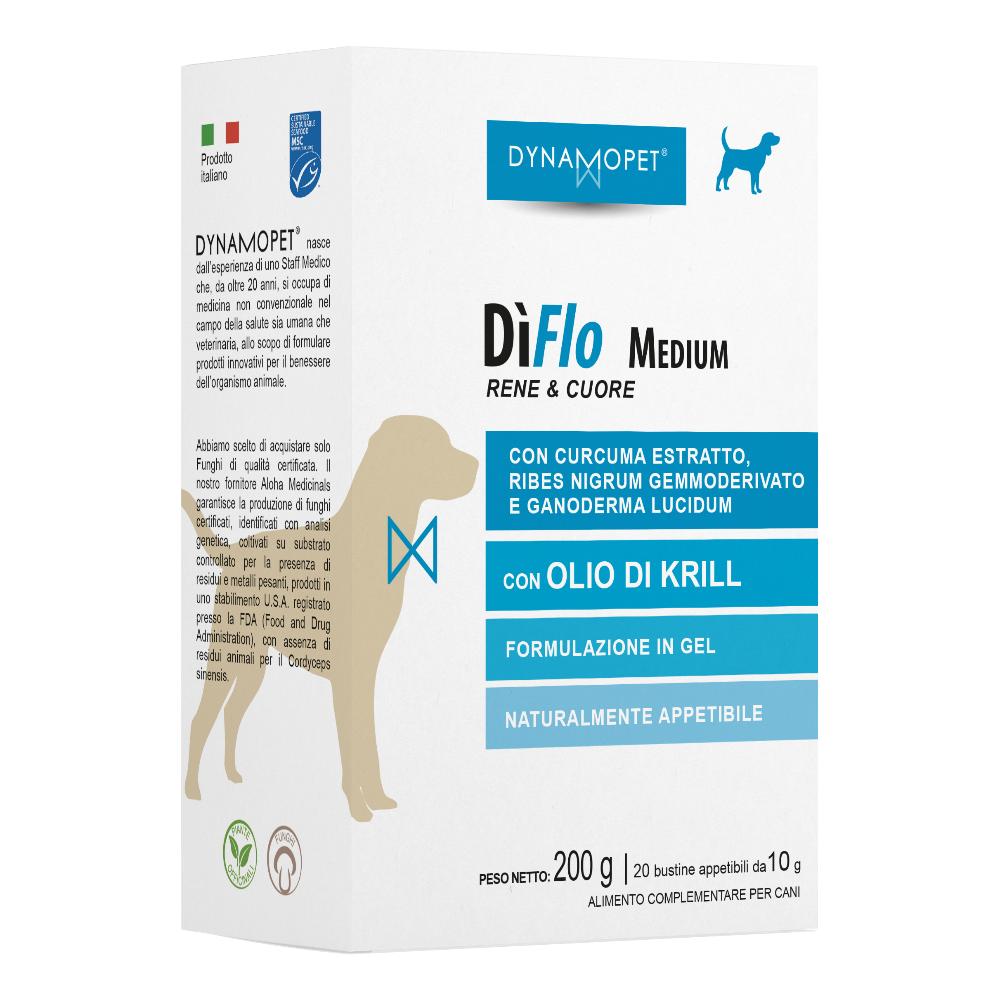 DìFlo Medium DYNAMOPET: Benessere Reni e Cuore per Cani