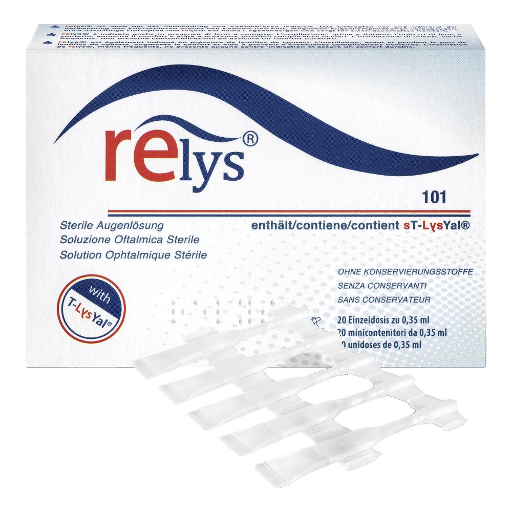 Relys Monodose Soluzione Oftalmica 20 Minicontenitori Da 0,35 Ml Senza Conservanti-image