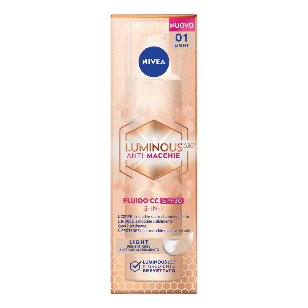 Nivea Luminous Fluido Cc SPF30 Lig
