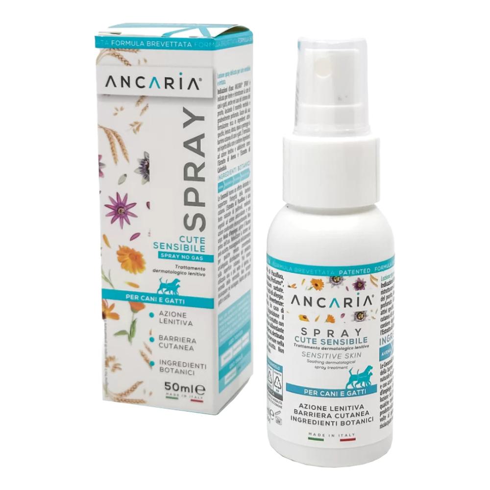 Ancaria Lozione Spray: Lenitivo e Ristrutturante per Cani e Gatti