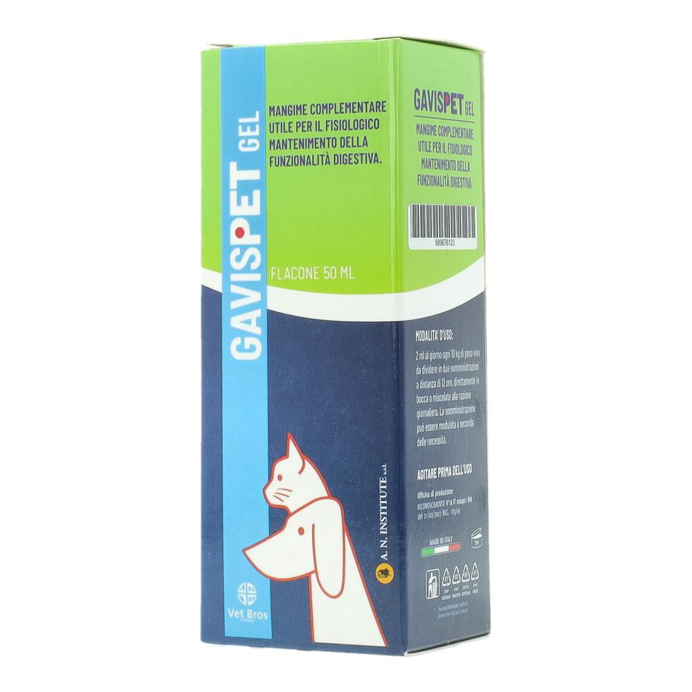 GAVISPET Gel 50ml: Protezione Gastrica per Cani e Gatti